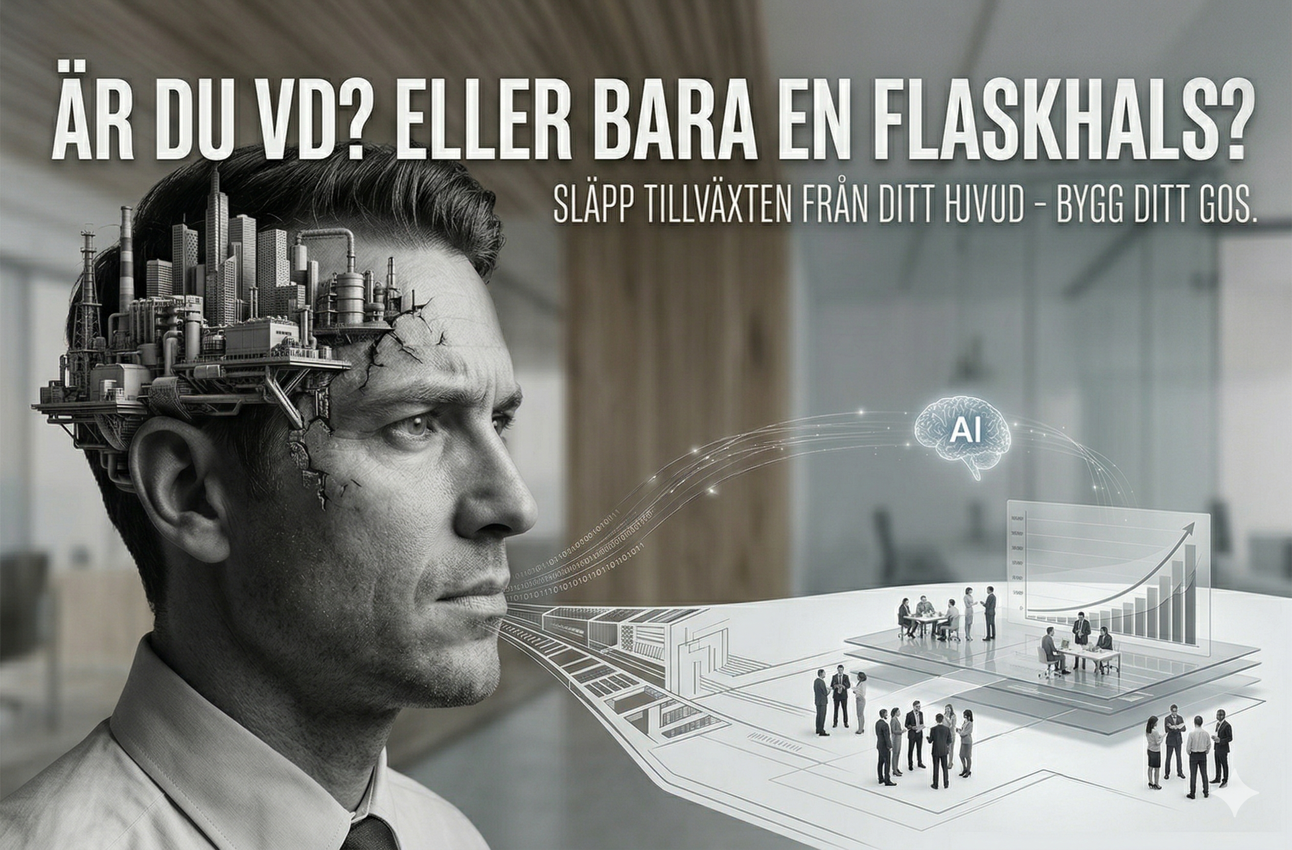 VD-flaskhals VD är största flaskhalsen